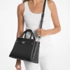Reed Large Pebbled Leather Satchel