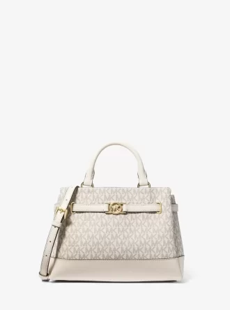 Reed Small Signature Logo Satchel