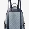Rhea Medium Color-Block Signature Logo Backpack Rhea Medium Color-Block Signature Logo Backpack