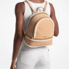 Rhea Medium Suede and Faux Shearling Backpack