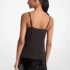 Rhinestone Georgette Camisole Tank Top
