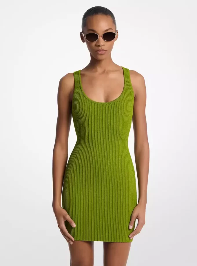 Ribbed Stretch Viscose Tank Dress Ribbed Stretch Viscose Tank Dress