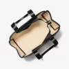 Romee Large Signature Logo and Leather Tote Bag