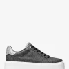Romey Metallic Two-Tone Signature Logo Platform Sneaker