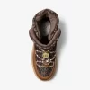Romey Mixed-Media Lace-Up Boot