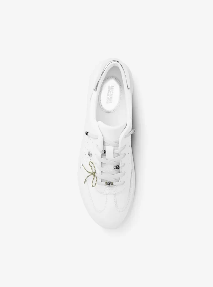 Scotty Embellished Leather Sneaker