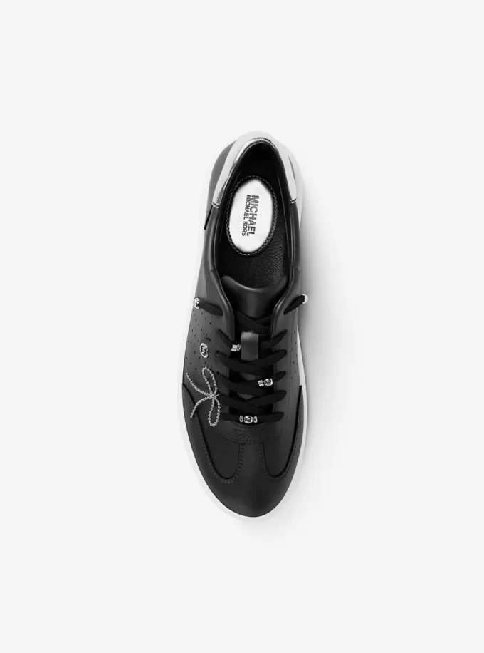 Scotty Embellished Leather Sneaker