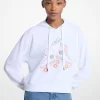 Sequined Graphic Cotton Blend Hoodie Sequined Graphic Cotton Blend Hoodie
