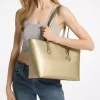 Sheila Large Metallic Tote Bag