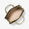 Sheila Medium Metallic Satchel