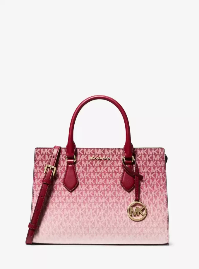 Sheila Medium Ombré Signature Logo Satchel Sheila Medium Ombré Signature Logo Satchel
