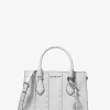 Sheila Small Studded Patchwork and Signature Logo Satchel