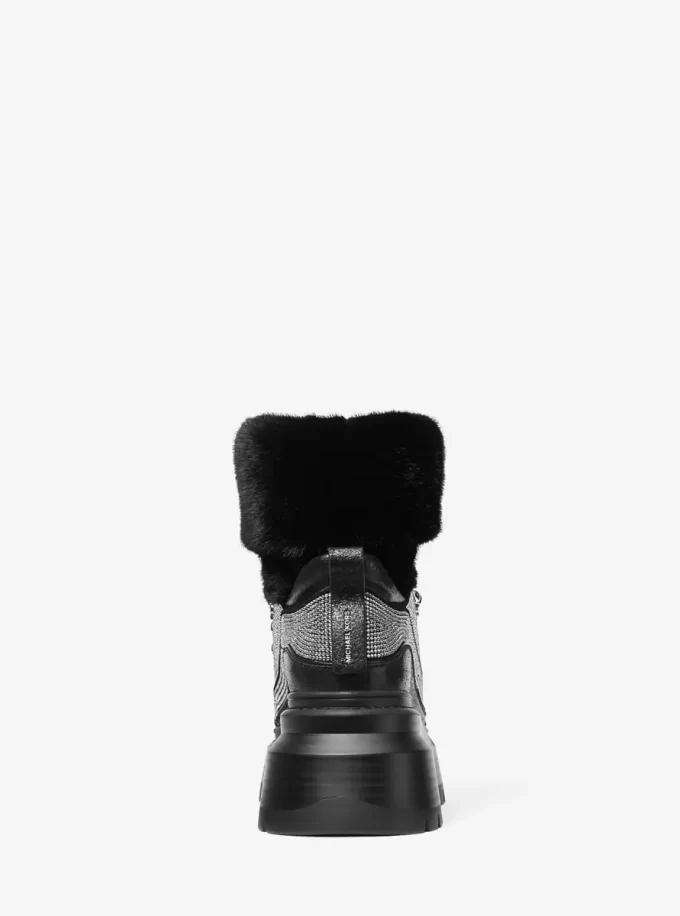 Shiloh Embellished Mixed-Media Boot