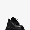 Shiloh Leather and Faux Fur Platform Boot