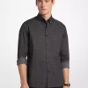 Signature Logo Stretch Cotton Shirt