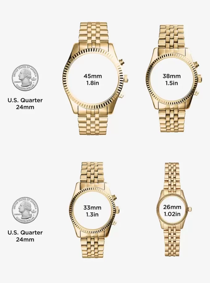 Bryant Pavé Gold-Tone Watch