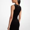Smocked Velvet Dress