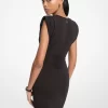Stretch Viscose Mini Dress
