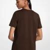 Studded Logo Charm Organic Cotton Jersey T-Shirt