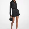 Studded Satin Romper