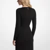 Studded Wrap Dress