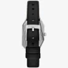 Suri Silver-Tone and Leather Watch
