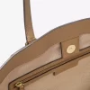 Taryn Large Signature Logo and Leather Tote Bag