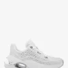 Toni Embellished Linen Blend Trainer