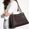 Trisha Large Logo Shoulder Bag