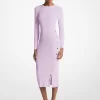 Viscose Blend Snap Dress