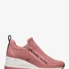 Willis Textured Stretch-Knit Trainer