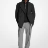 Woven Peacoat