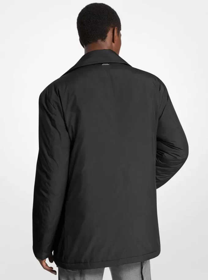 Woven Peacoat