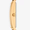 Yazmeen Gold-Tone and Tortoiseshell Acetate Bangle Watch
