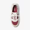 Zuma Color-Block Leather and Knit Trainer